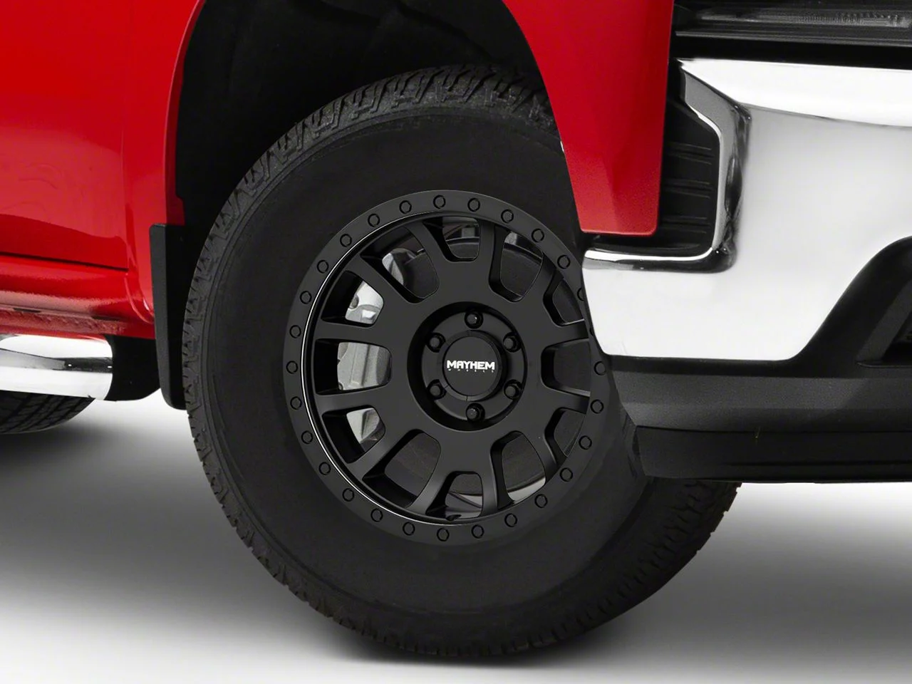 Mayhem Wheels Scout Matte Black 6-Lug Wheel; 17x8.5; -5mm Offset (19-26 Silverado 1500)