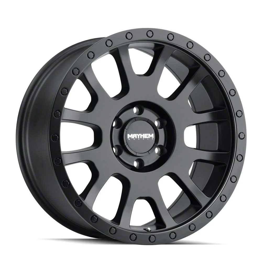 Mayhem Wheels Scout Matte Black 8-Lug Wheel; 20x9; 0mm Offset (17-22 F-250 Super Duty)
