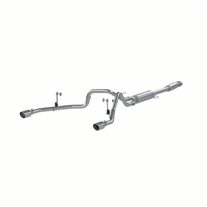 MBRP Armor Lite Dual Exhaust System; Rear Exit (21-26 2.7L EcoBoost F-150)