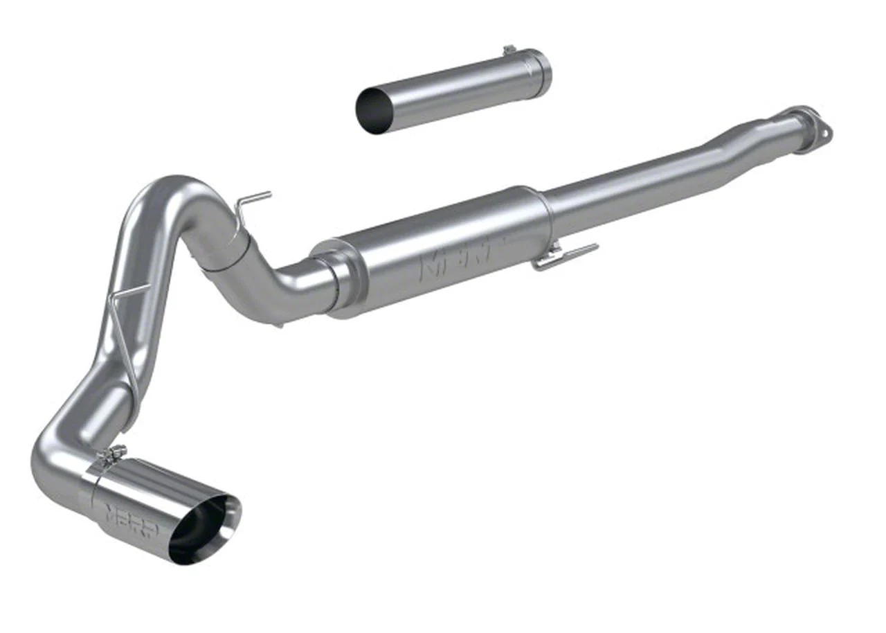 MBRP Armor Plus Single Exhaust System; Race Version; Side Exit (21-26 3.5L EcoBoost F-150, Excluding Raptor & Tremor)