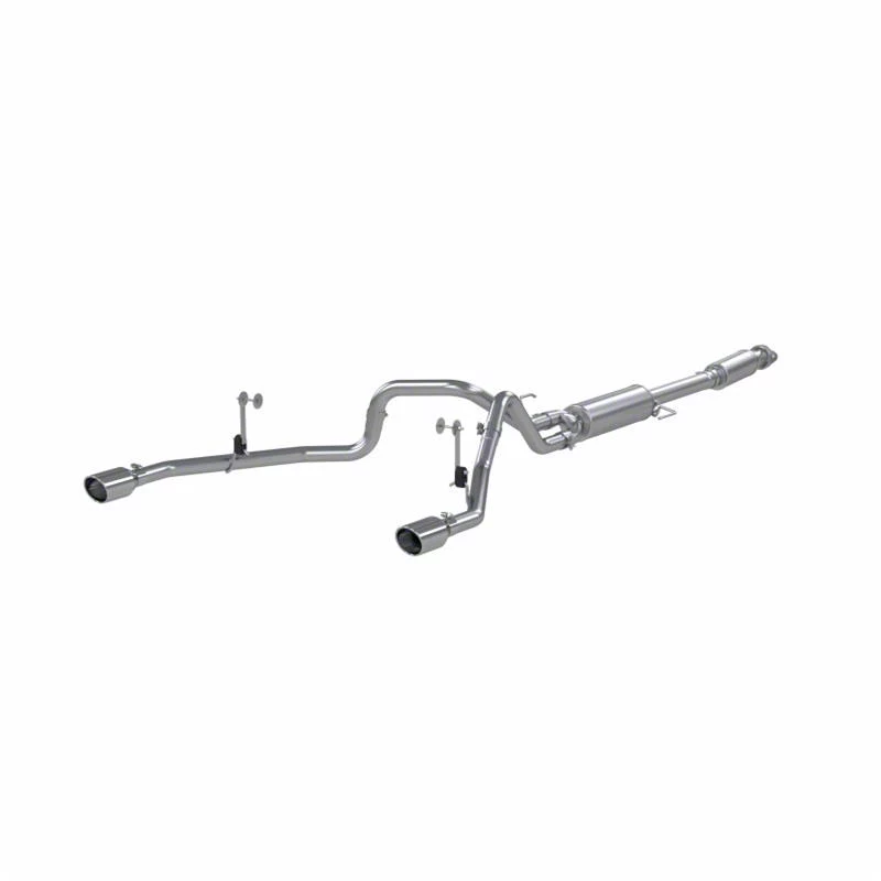 MBRP Armor Lite Dual Exhaust System; Rear Exit (21-26 5.0L F-150, Excluding Tremor)