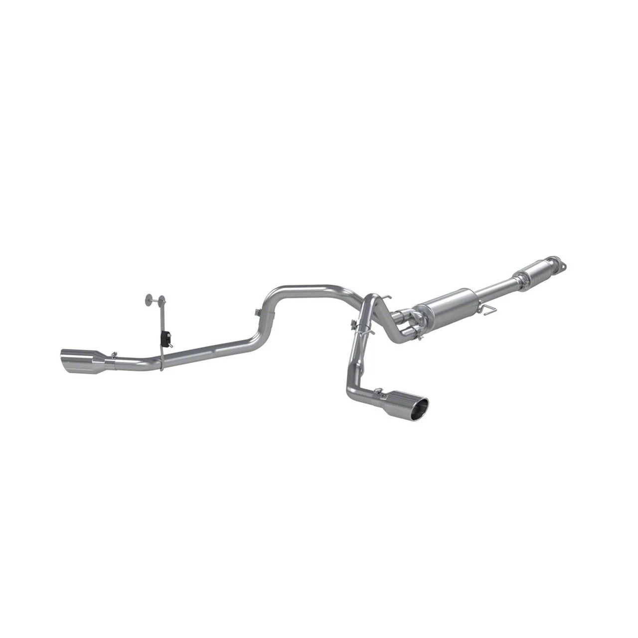 MBRP Armor Plus Dual Exhaust System; Side Exit (21-26 5.0L F-150, Excluding Tremor)