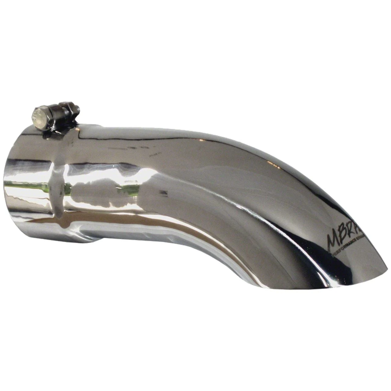 MBRP Turn Down Exhaust Tip; 3.50-Inch; Polished (Fits 3.50-Inch Tailpipe)