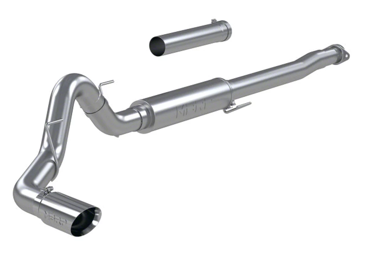 MBRP Armor Lite Single Exhaust System; Race Version; Side Exit (21-26 5.0L F-150, Excluding Tremor)