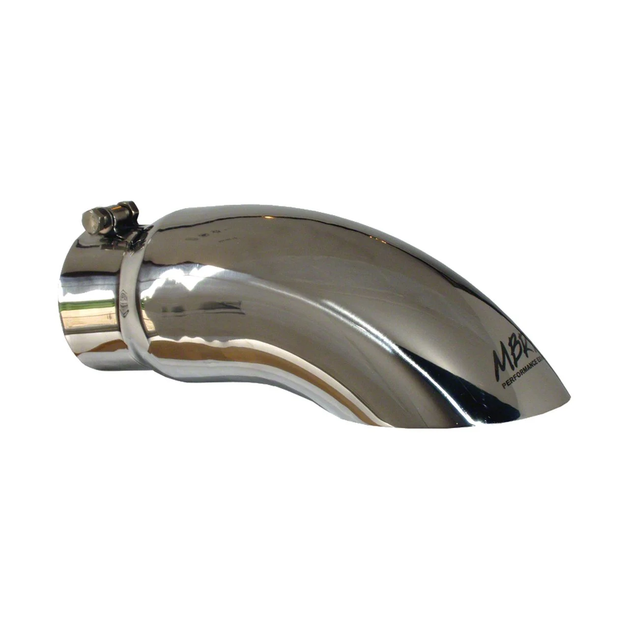 MBRP Turn Down Exhaust Tip; 5-Inch; Polished (Fits 4-Inch Tailpipe)