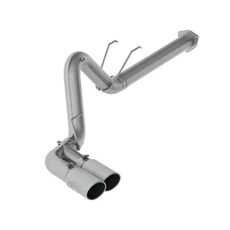 MBRP Armor Plus Filter-Back Single Exhaust System with Dual Polished Tips; Side Exit (17-22 6.7L Powerstroke F-350 Super Duty)
