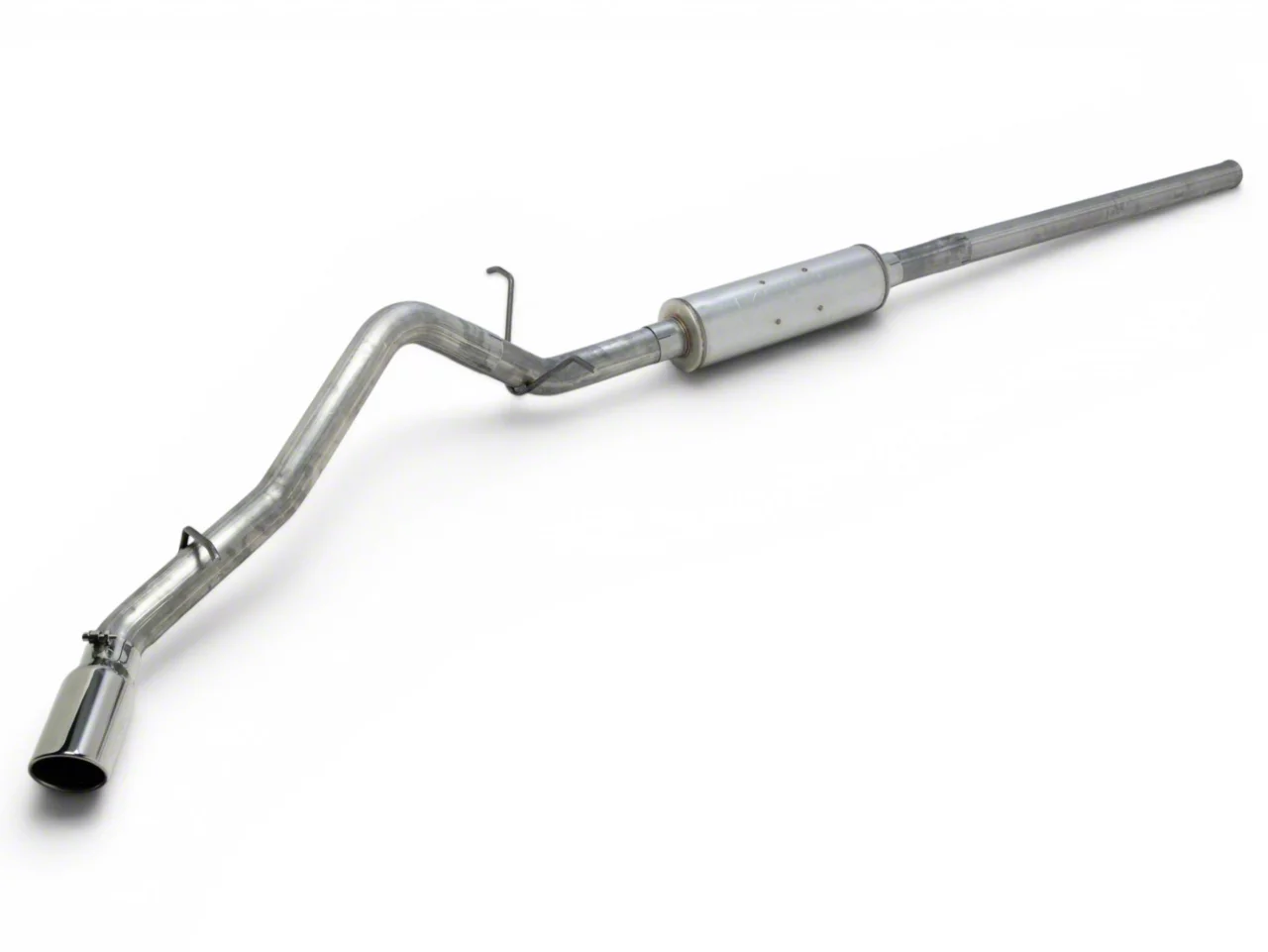 MBRP Armor Lite Single Exhaust System with Polished Tip; Side Exit (14-18 4.3L Sierra 1500)