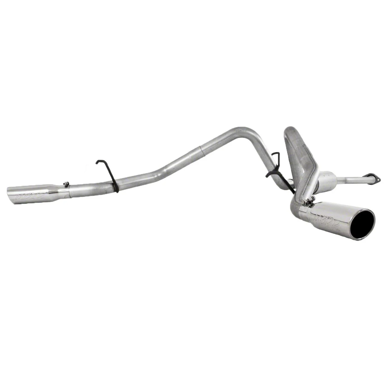 MBRP Armor Lite Dual Exhaust System with Polished Tips; Side Exit (03-06 5.3L Sierra 1500)