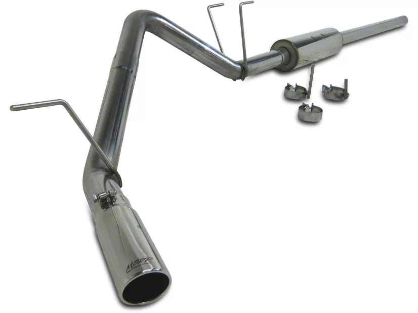 MBRP Armor Plus Single Exhaust System with Polished Tip; Side Exit (09-18 5.7L RAM 1500)