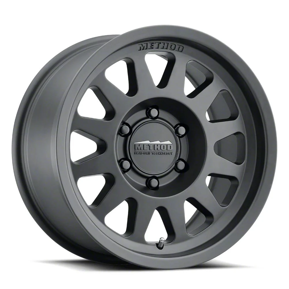Method Race Wheels MR704 Matte Black 6-Lug Wheel; 17x8.5; 0mm Offset (07-13 Silverado 1500)