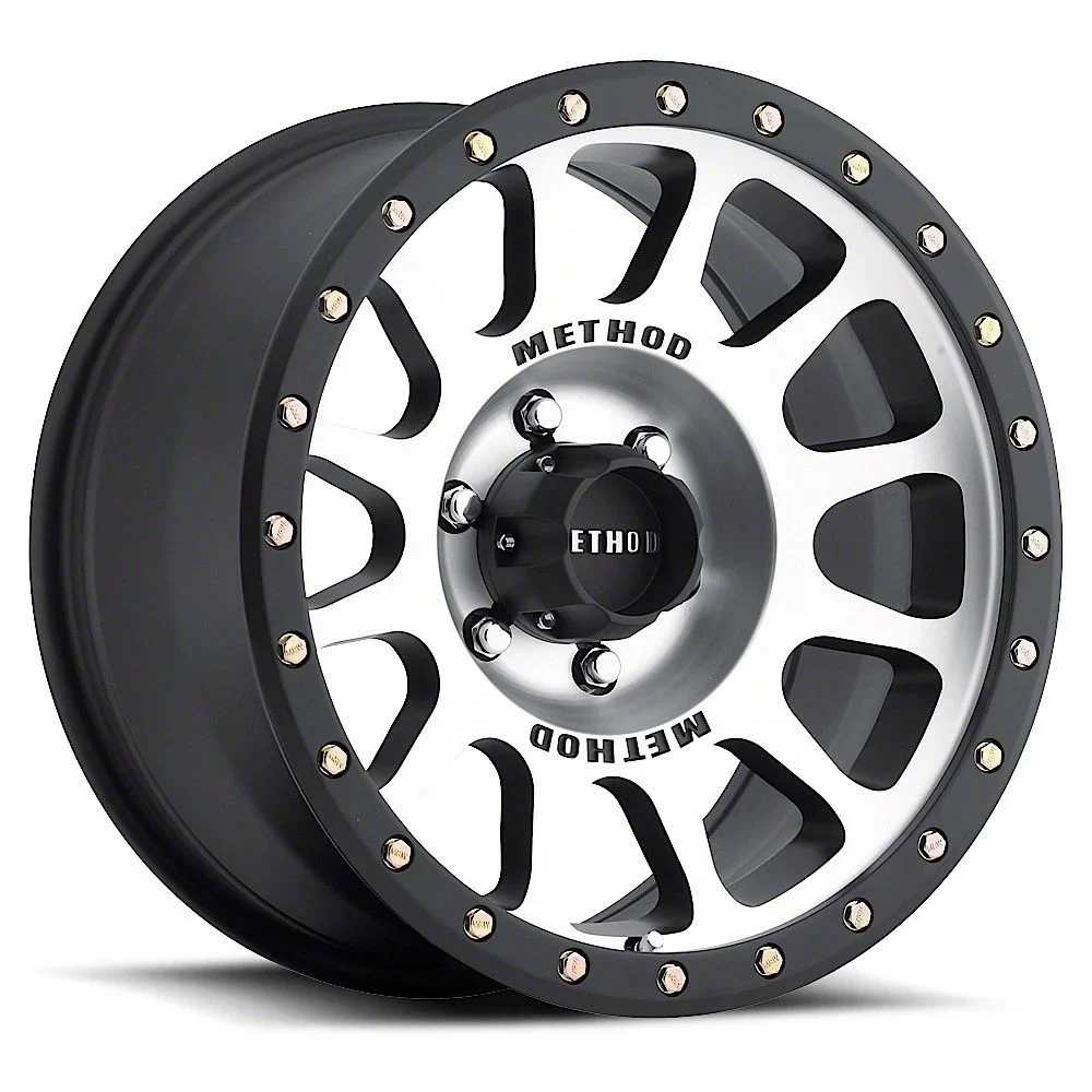 Method Race Wheels MR305 NV Matte Black Machined 6-Lug Wheel; 17x8.5; 0mm Offset (19-26 Sierra 1500)