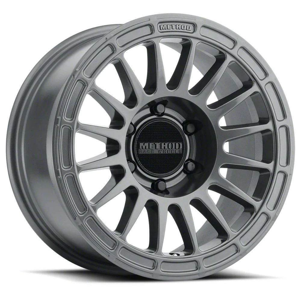 Method Race Wheels MR314 Gloss Titanium 6-Lug Wheel; 17x8.5; 0mm Offset (19-26 Sierra 1500)
