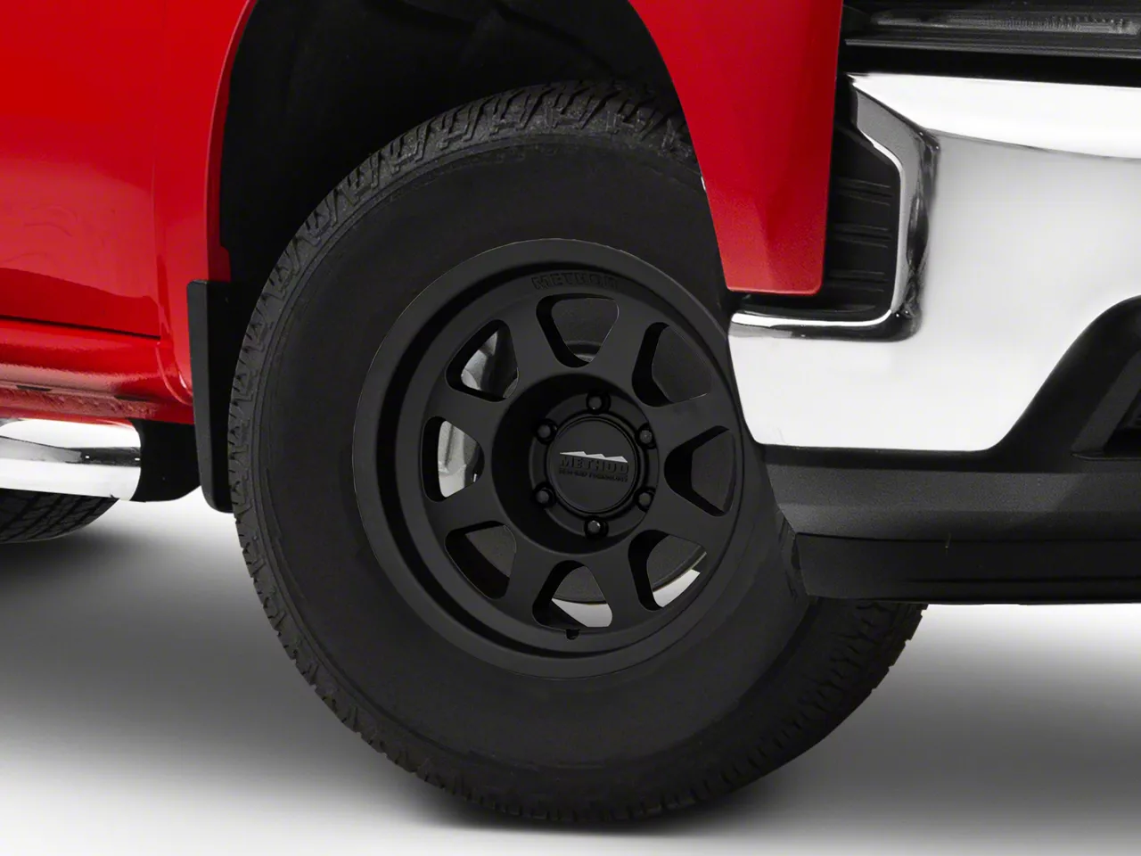 Method Race Wheels MR701 Matte Black 6-Lug Wheel; 17x8.5; 0mm Offset (19-26 Silverado 1500)
