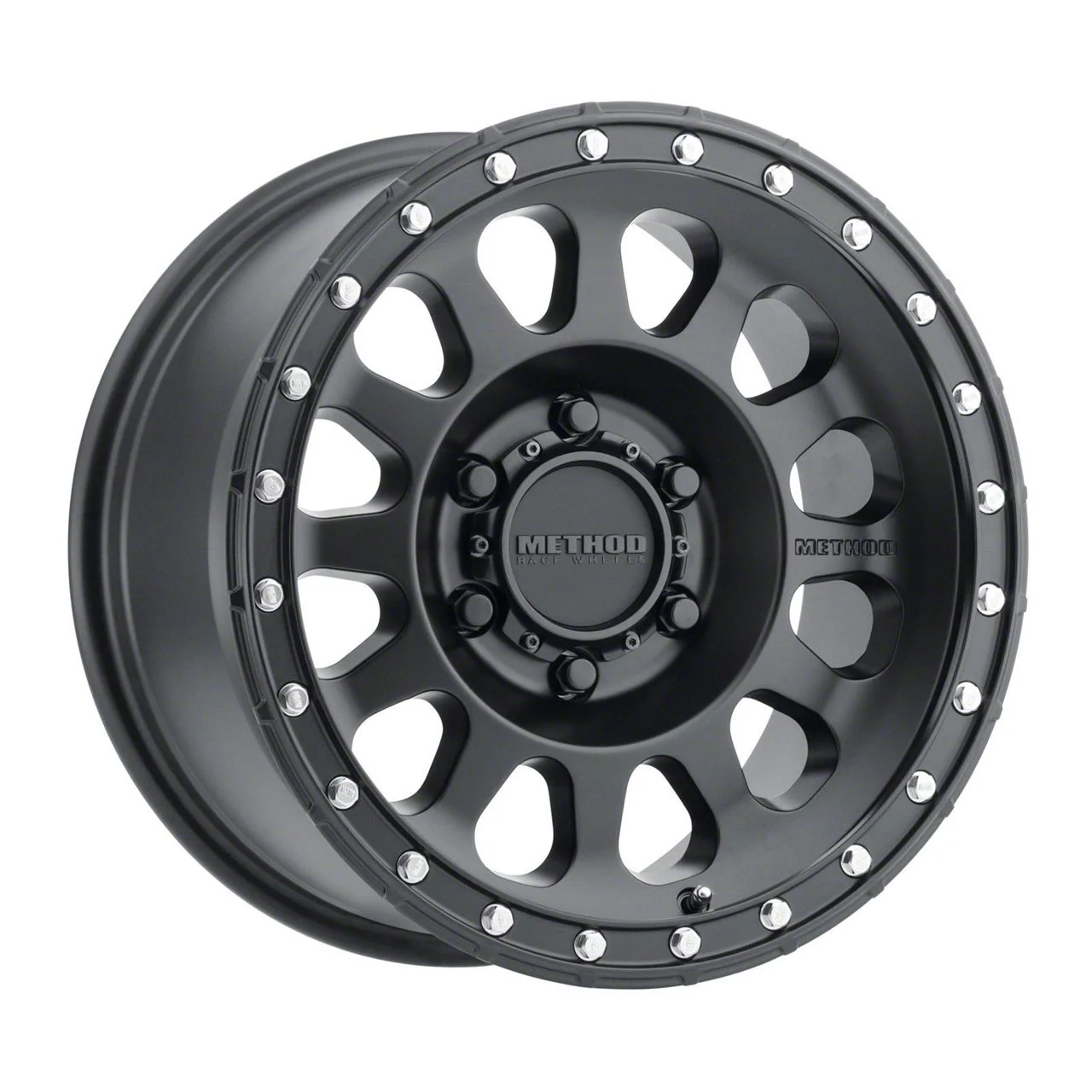 Method Race Wheels MR315 Matte Black 6-Lug Wheel; 17x8.5; 0mm Offset (07-13 Sierra 1500)