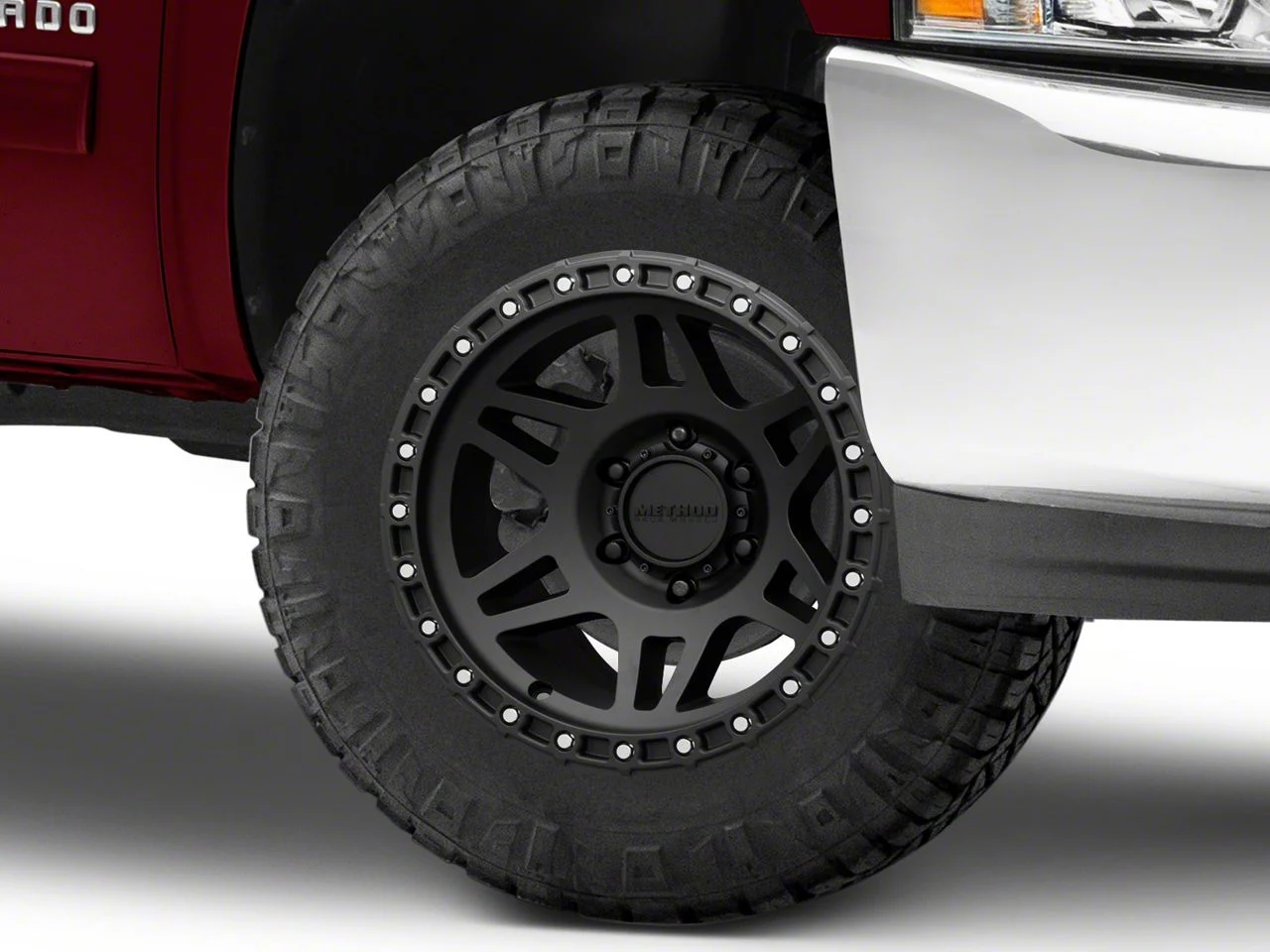Method Race Wheels MR312 Matte Black 6-Lug Wheel; 18x9; 18mm Offset (07-13 Silverado 1500)