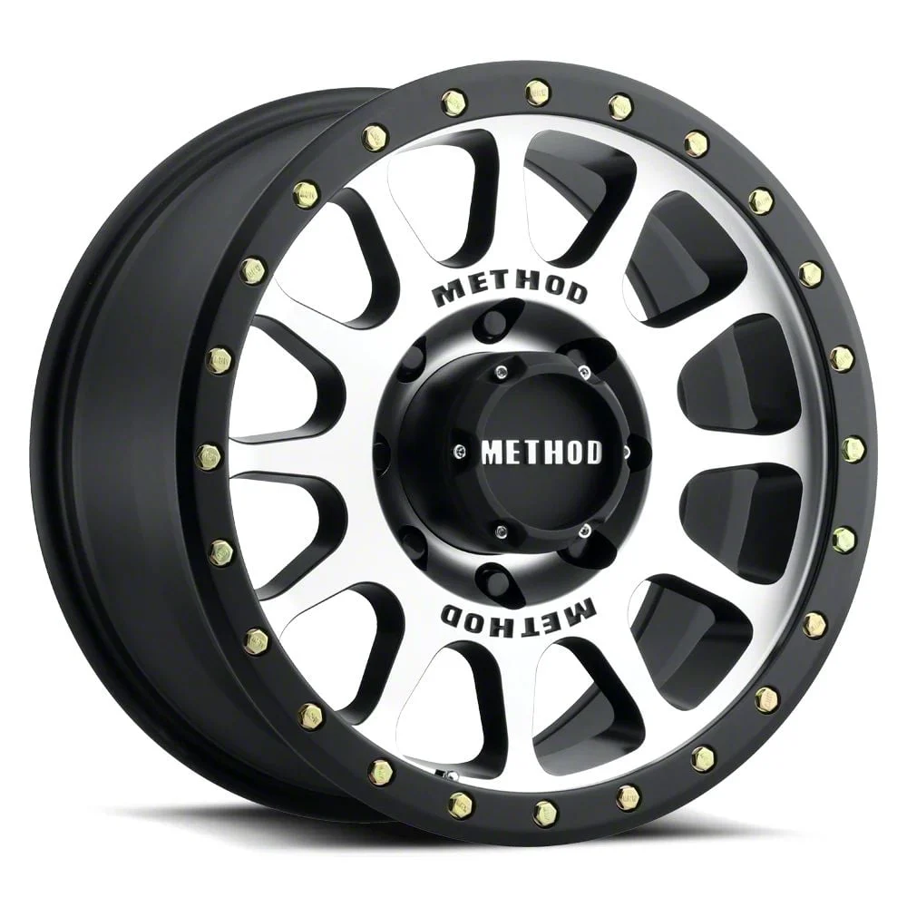 Method Race Wheels MR305 NV Matte Black Machined 8-Lug Wheel; 18x9; 18mm Offset (11-16 F-350 Super Duty SRW)