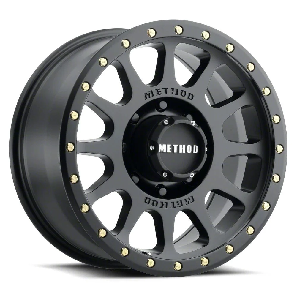Method Race Wheels MR305 NV HD Matte Black 8-Lug Wheel; 18x9; 18mm Offset (11-16 F-250 Super Duty)