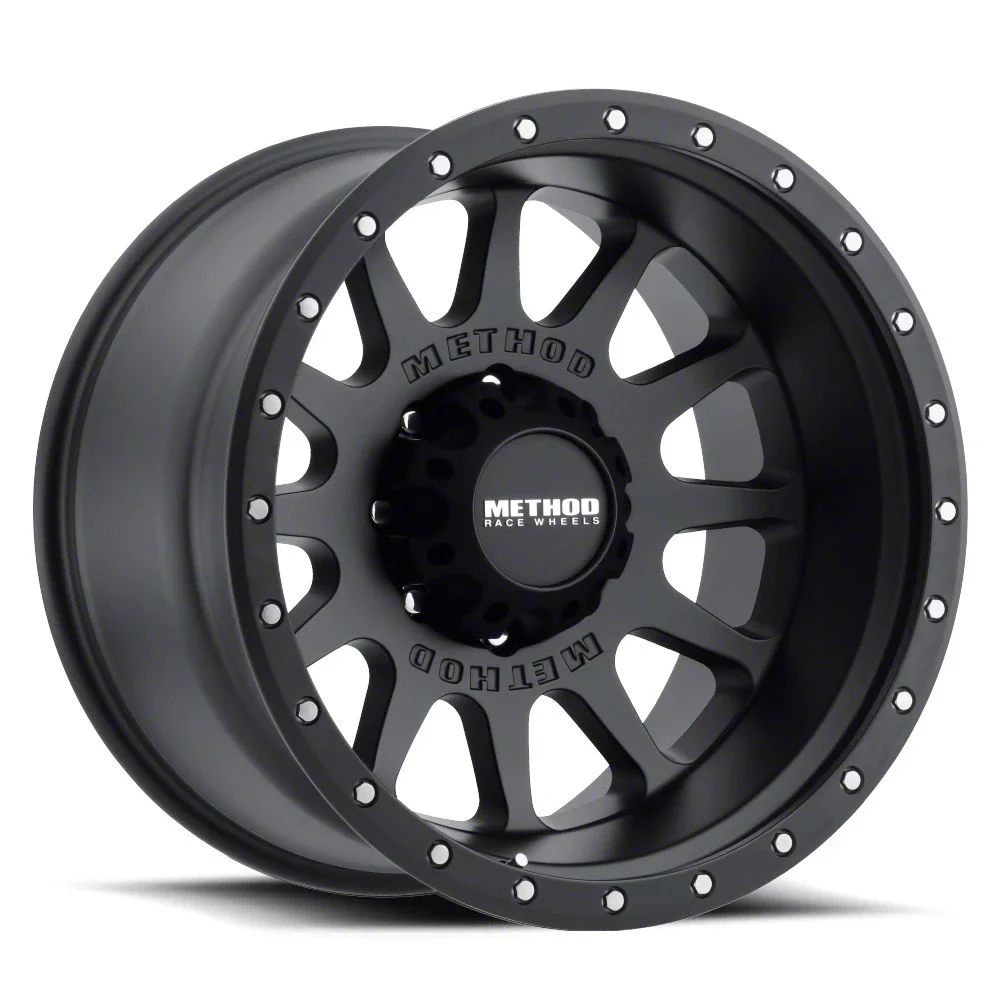 Method Race Wheels MR605 NV Matte Black 8-Lug Wheel; 20x10; -24mm Offset (11-16 F-250 Super Duty)
