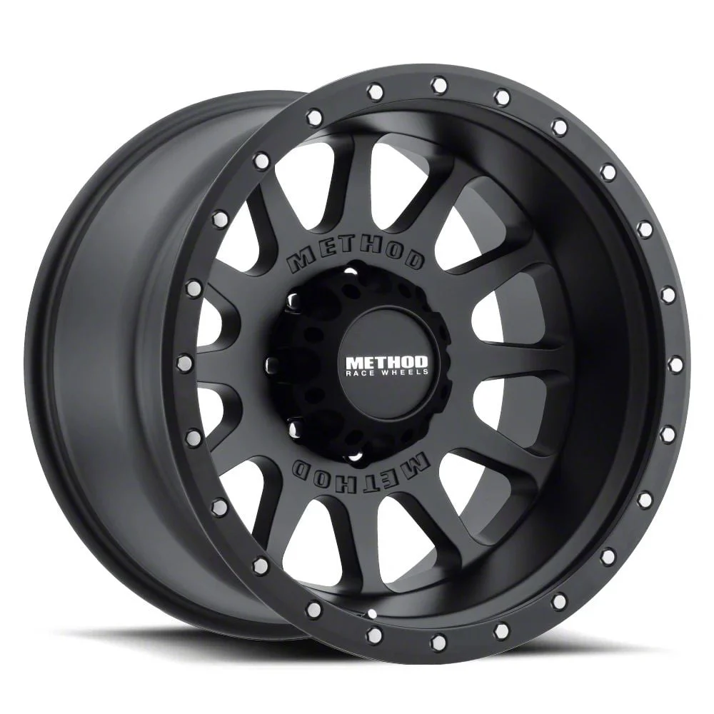 Method Race Wheels MR605 NV Matte Black 8-Lug Wheel; 20x12; -52mm Offset (11-16 F-250 Super Duty)