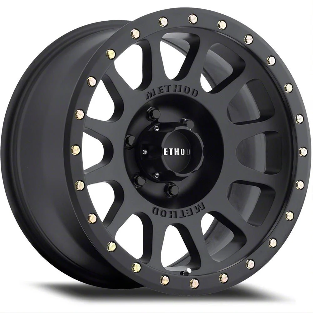 Method Race Wheels MR305 NV HD Matte Black 8-Lug Wheel; 18x9; 18mm Offset (06-08 RAM 1500 Mega Cab)