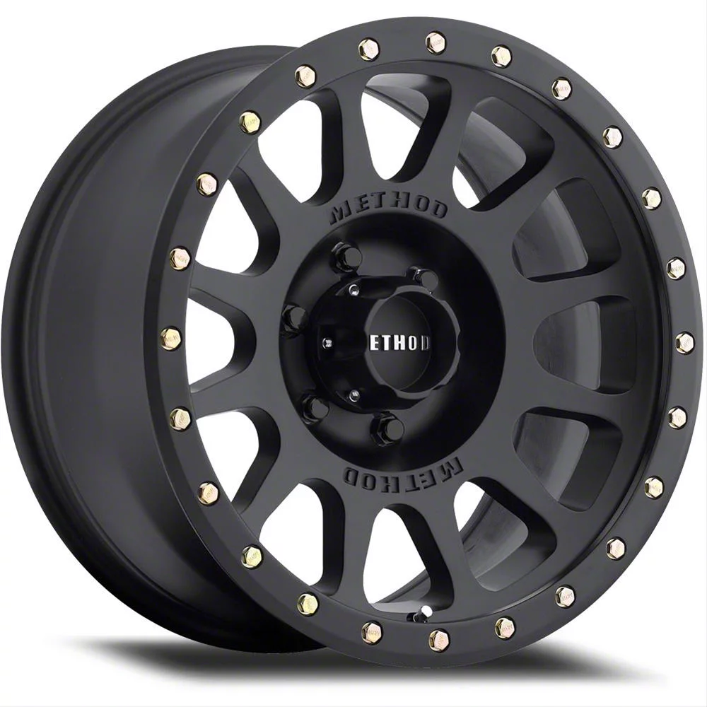 Method Race Wheels MR305 NV Matte Black 8-Lug Wheel; 17x8.5; 0mm Offset (06-08 RAM 1500 Mega Cab)