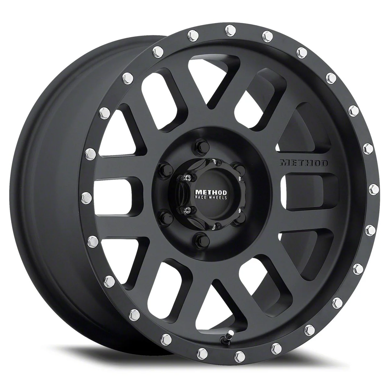 Method Race Wheels MR306 Mesh Matte Black 6-Lug Wheel; 18x9; 18mm Offset (19-26 Sierra 1500)