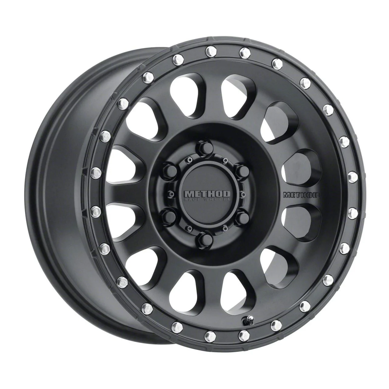 Method Race Wheels MR315 Matte Black 6-Lug Wheel; 17x8.5; 0mm Offset (19-26 Silverado 1500)