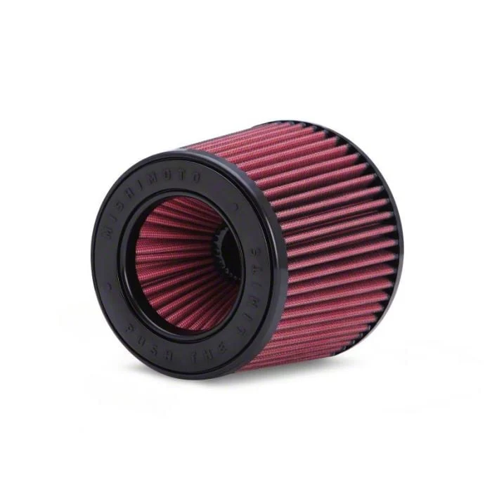 Mishimoto Powerstack Performance Air Filter; 2.75-Inch Inlet; 5.827-Inch Length; Red (Universal; Some Adaptation May Be Required)
