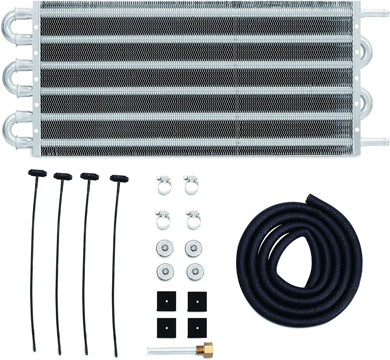 Mishimoto Universal Transmission Fluid Cooler; 15-Inch x 7.50-Inch x 0.75-Inch (Universal; Some Adaptation May Be Required)