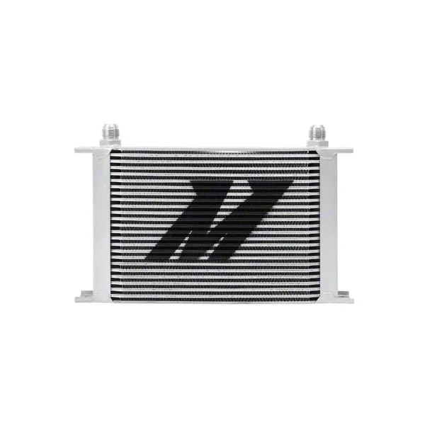 Mishimoto Universal 25-Row Oil Cooler; Silver (Universal; Some Adaptation May Be Required)