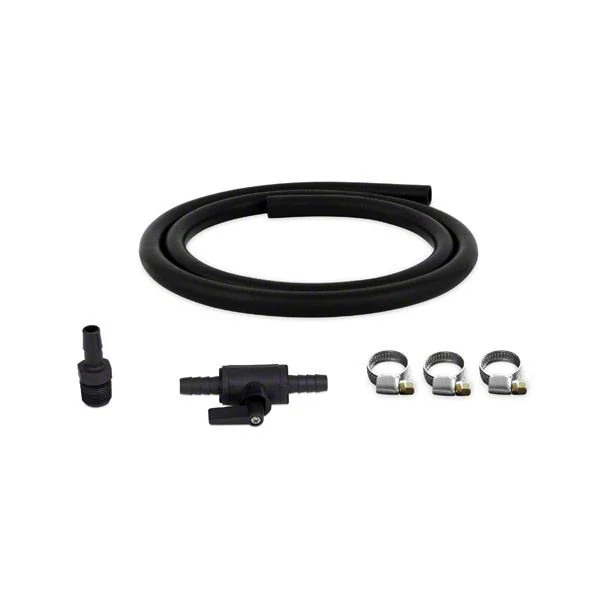 Mishimoto Compact Baffled Oil Catch Can Petcock Drain Kit (Universal; Some Adaptation May Be Required)