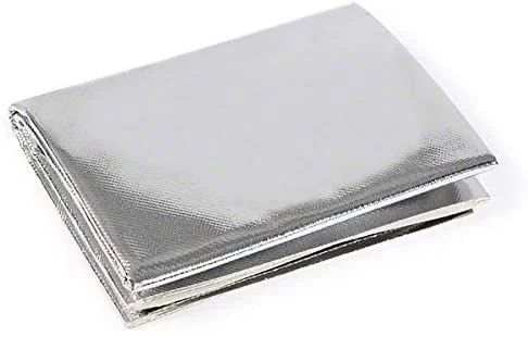 Mishimoto Aluminum Silica Heat Barrier with Adhesive Backing; 24-Inch x 24-Inch (Universal; Some Adaptation May Be Required)