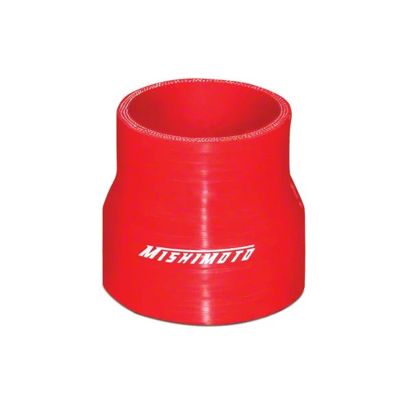 Mishimoto Silicone Transition Coupler; 2.50-Inch to 3-Inch; Red (Universal; Some Adaptation May Be Required)
