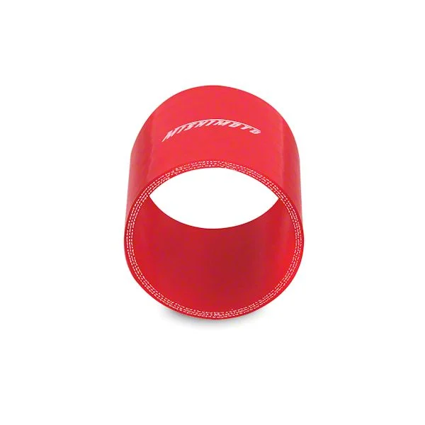 Mishimoto Silicone Straight Coupler; 3-Inch; Red (Universal; Some Adaptation May Be Required)