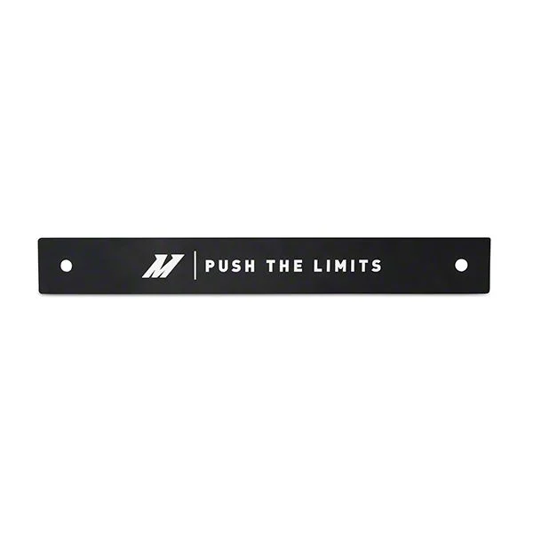 Mishimoto License Plate Delete; Black (Universal; Some Adaptation May Be Required)