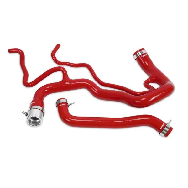 Mishimoto Silicone Radiator Hose Kit; Red (11-16 6.6L Duramax Sierra 2500 HD)