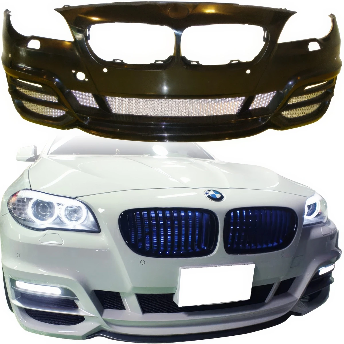 FRP WAL Front Bumper > BMW 5-Series (F10) 2011-2016 > 4dr - 108418
