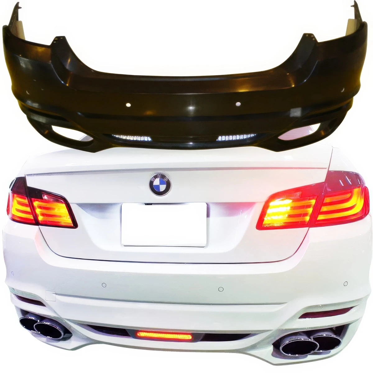 FRP WAL Rear Bumper > BMW 5-Series (F10) 2011-2016 > 4dr - 108420
