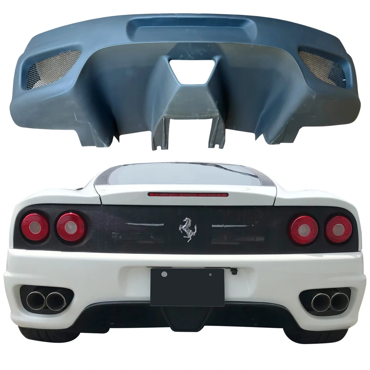 ModeloDrive FRP Challenge Rear Bumper for Ferrari 360 (2000-2004)