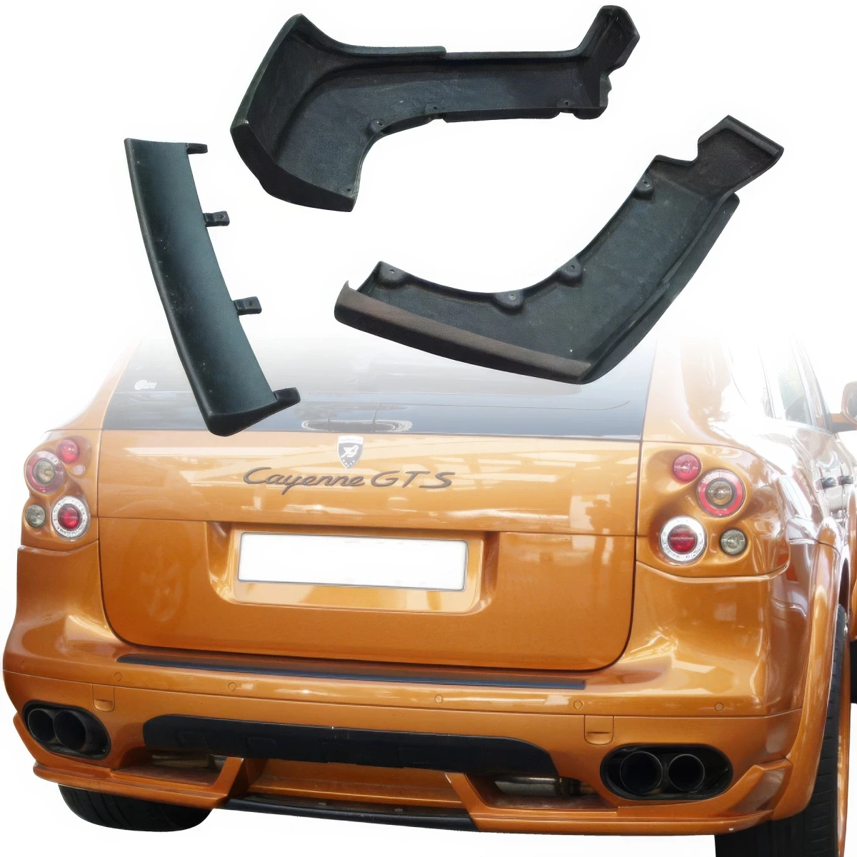FRP HAMA Rear Lip Valance 3pc > Porsche Cayenne (957) 2008-2010 - 110020