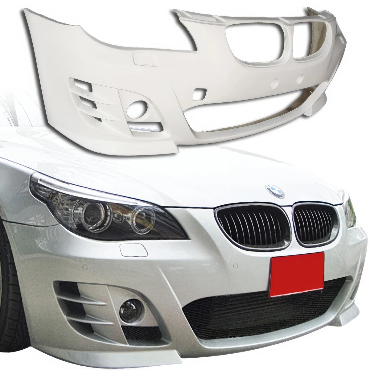 ModeloDrive FRP KERS Front Bumper for BMW 5-Series E60 2004-2010