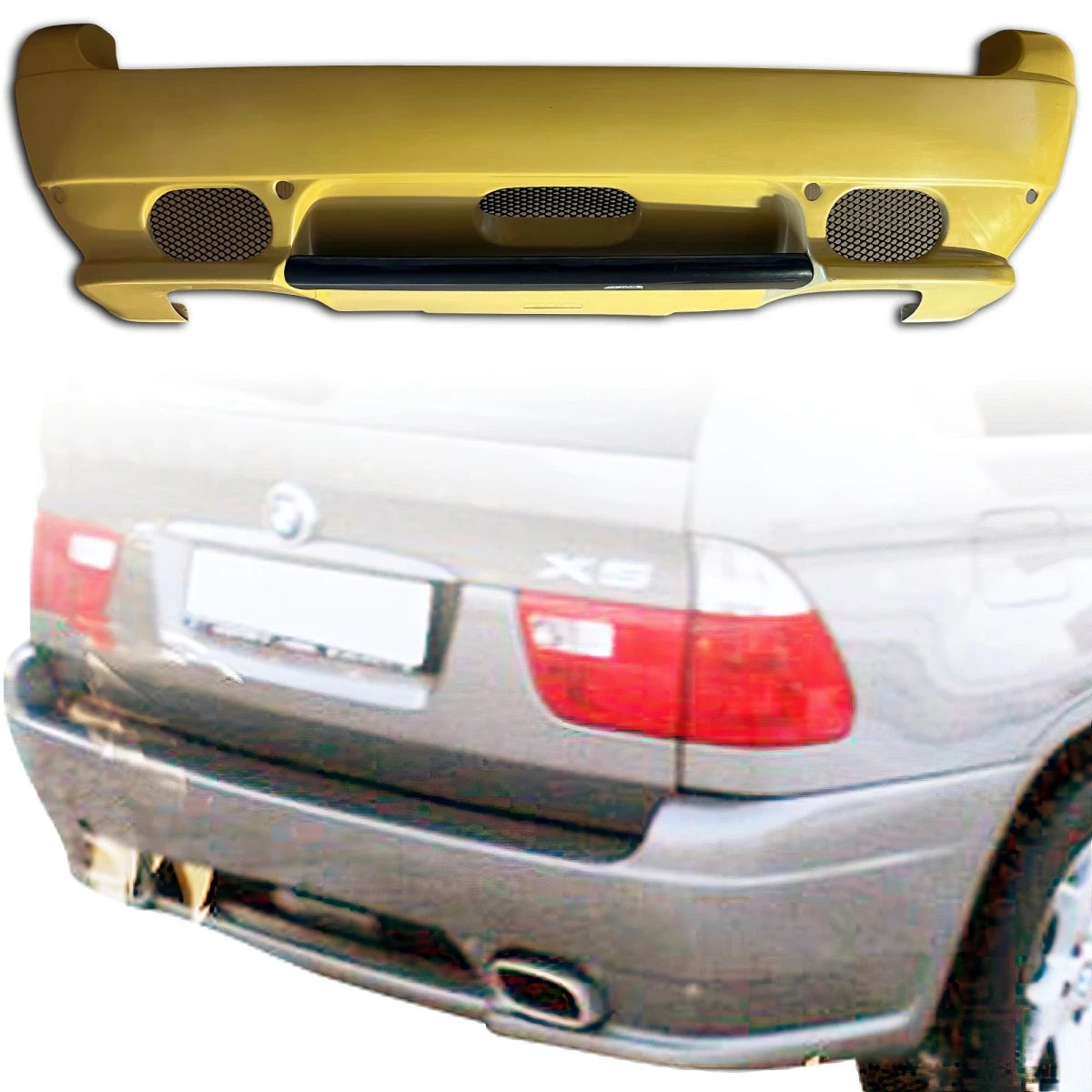 FRP HAMA Rear Bumper > BMW X5 (E53) 2000-2006 > 5dr - 110066
