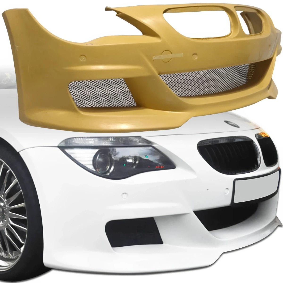 FRP LDES Front Bumper > BMW 6-Series (E63 E64) 2004-2010 > 2dr - 110077