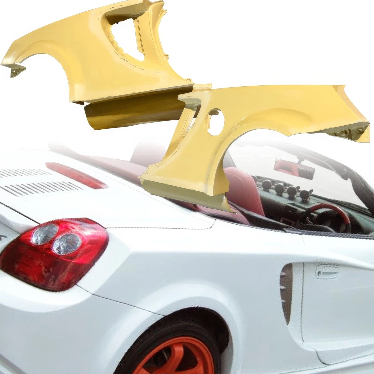 FRP WI Wide Body Fenders (Rear) > Toyota MRS MR2 Spyder 2000-2005 - 110095