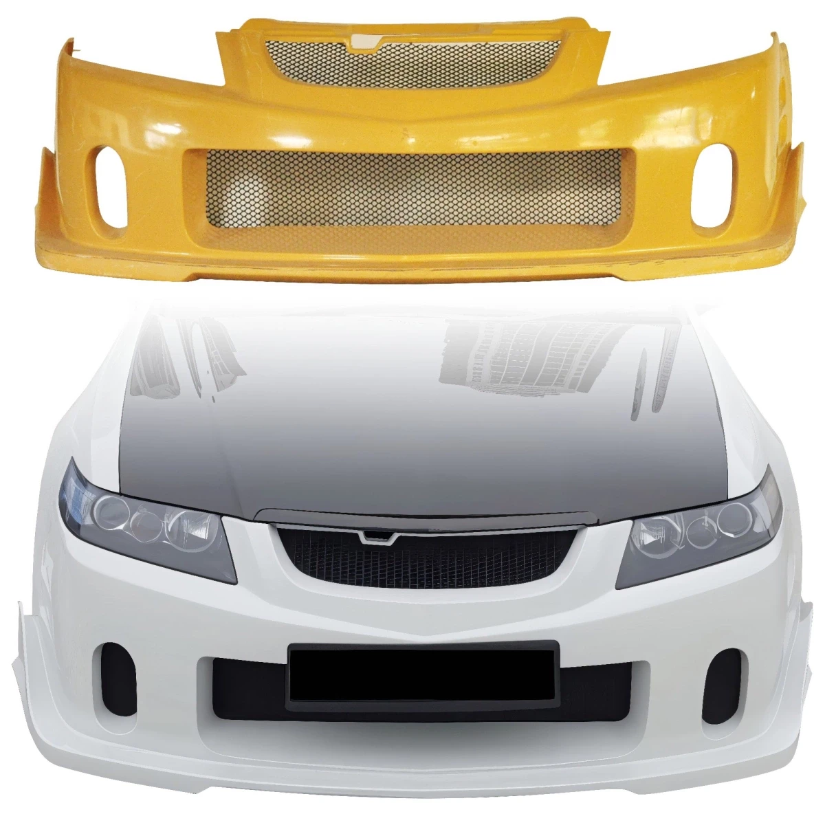 FRP BCLU Front Bumper > Acura TSX 2004-2008 - 110109