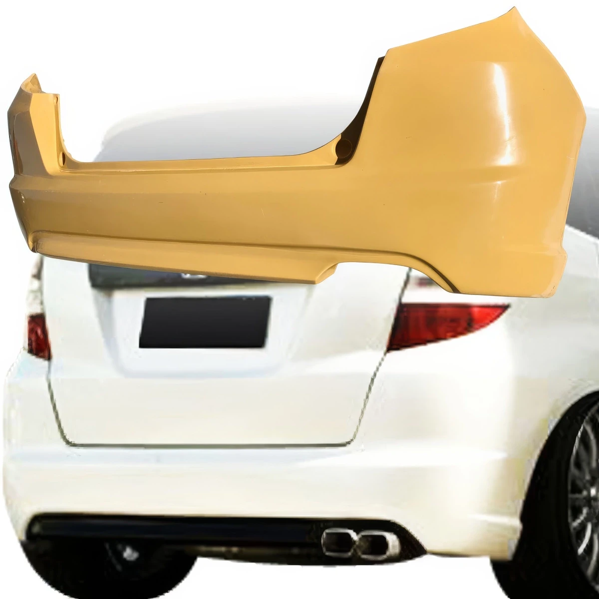 FRP NOBL Rear Bumper > Honda Fit 2009-2013 - 110125
