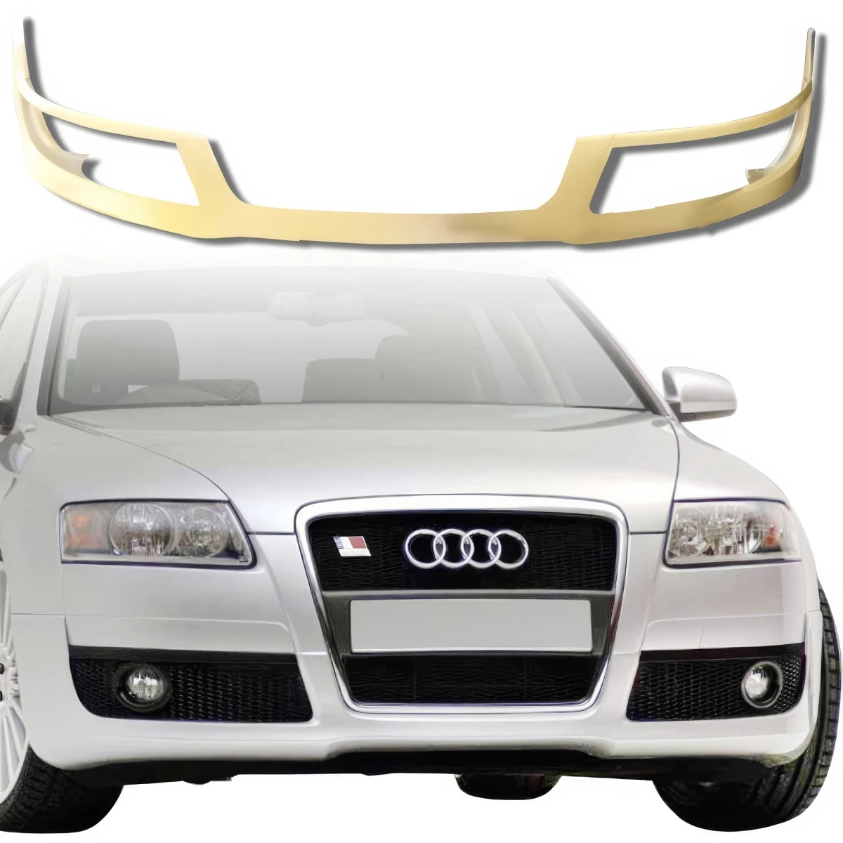 FRP CE Front Lip Valance > Audi A6 C6 2008-2012 - 110200