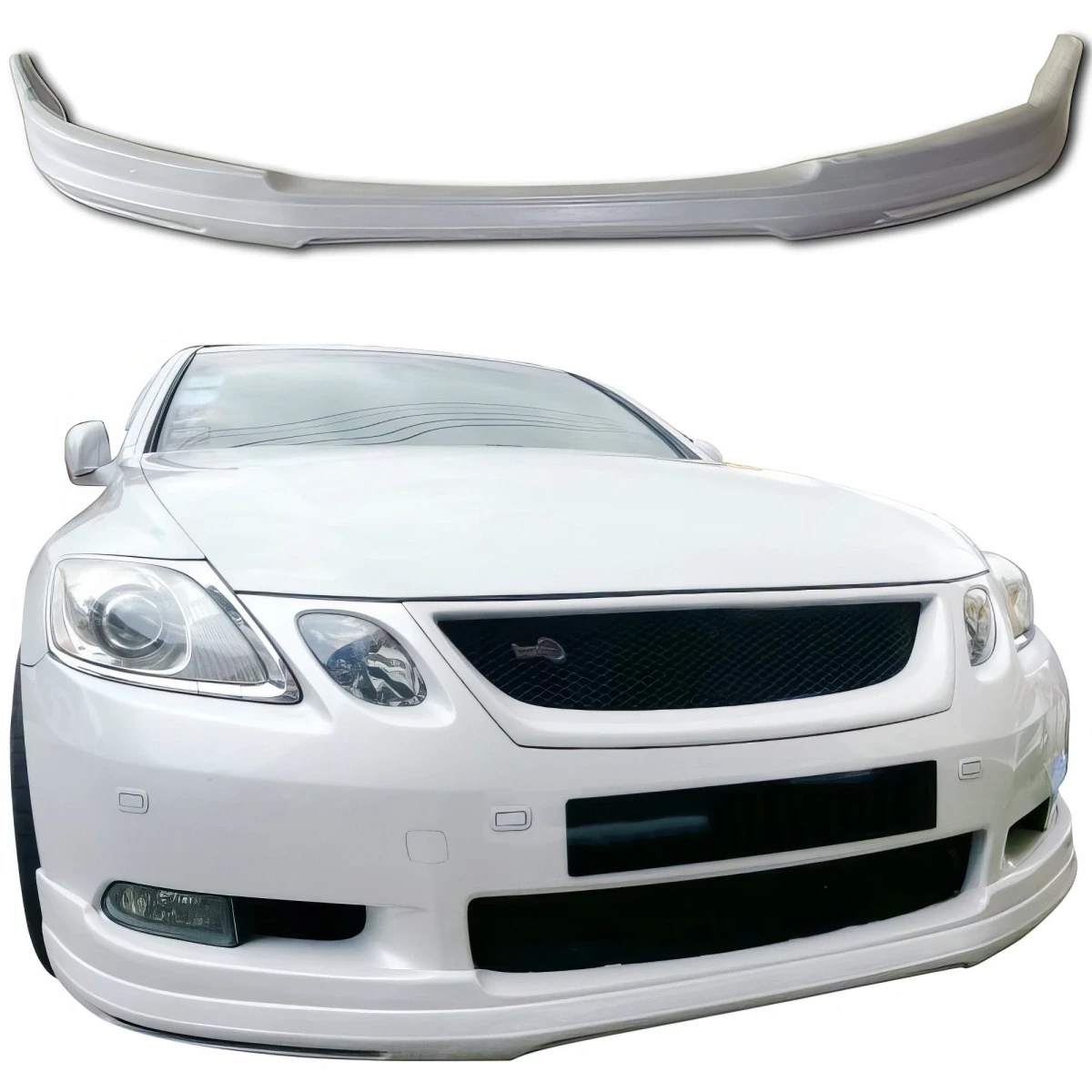 ModeloDrive FRP JPRO Front Add-on Valance for Lexus GS300 2006-2007