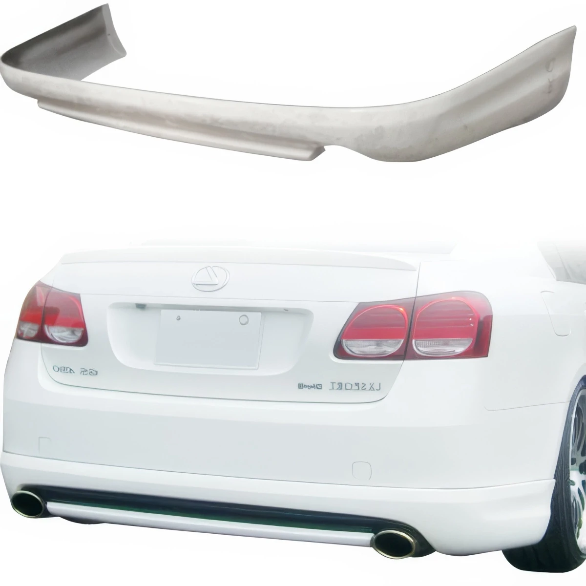 FRP ING Rear Add-on Valance > Lexus GS300 2006-2007 - 110236