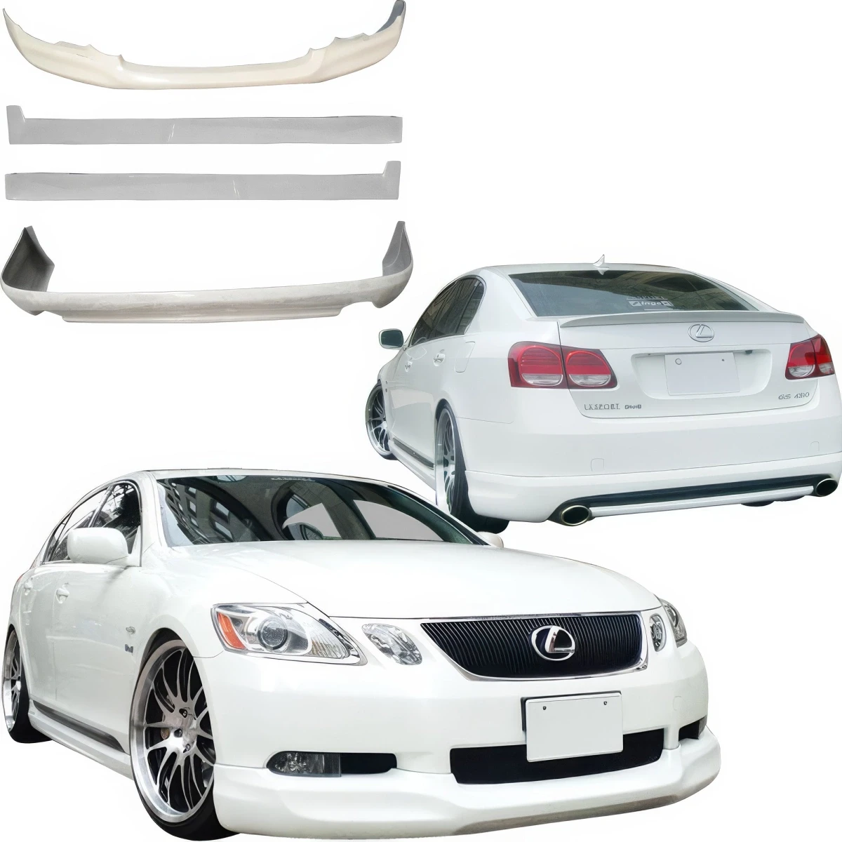 FRP ING Body Kit 4pc > Lexus GS300 2006-2007 - 110237